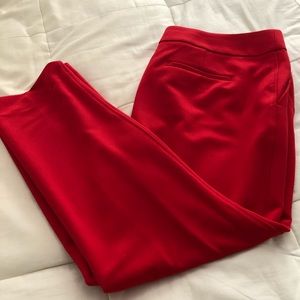 Cute red dress pant